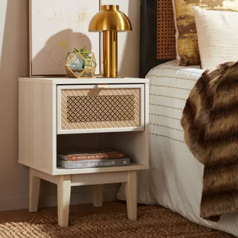Safavieh Ceu 1-Drawer Nightstand