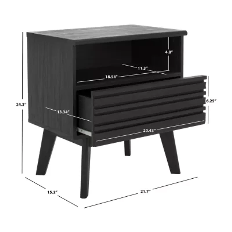 Esma 1-Drawer Nightstand