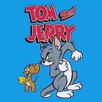 Mens Short Sleeve Tom and Jerry Graphic T-Shirt