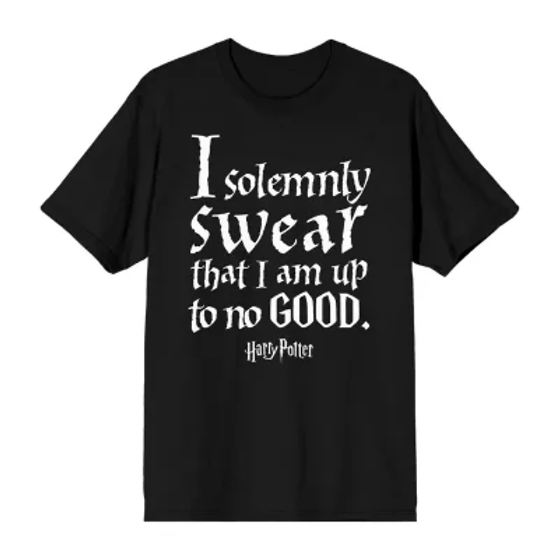 Mens Short Sleeve Harry Potter Graphic T-Shirt