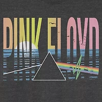 Mens Short Sleeve Pink Floyd Graphic T-Shirt