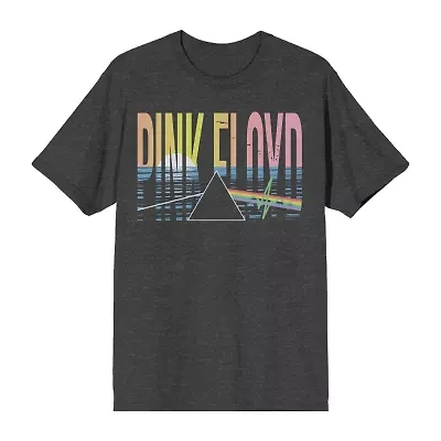 Mens Short Sleeve Pink Floyd Graphic T-Shirt