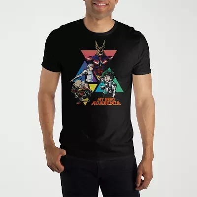 Mens Short Sleeve My Hero Academia Graphic T-Shirt