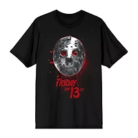 Mens Short Sleeve Friday The 13th Graphic T-Shirt