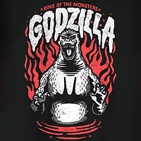 Mens Short Sleeve Godzilla Graphic T-Shirt