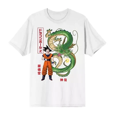 Novelty Mens Crew Neck Short Sleeve Relaxed Fit Dragon Ball Z Graphic T-Shirt
