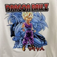 Novelty Mens Crew Neck Short Sleeve Relaxed Fit Dragon Ball Z Graphic T-Shirt