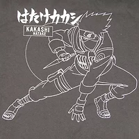 Novelty Mens Crew Neck Short Sleeve Relaxed Fit Naruto Graphic T-Shirt