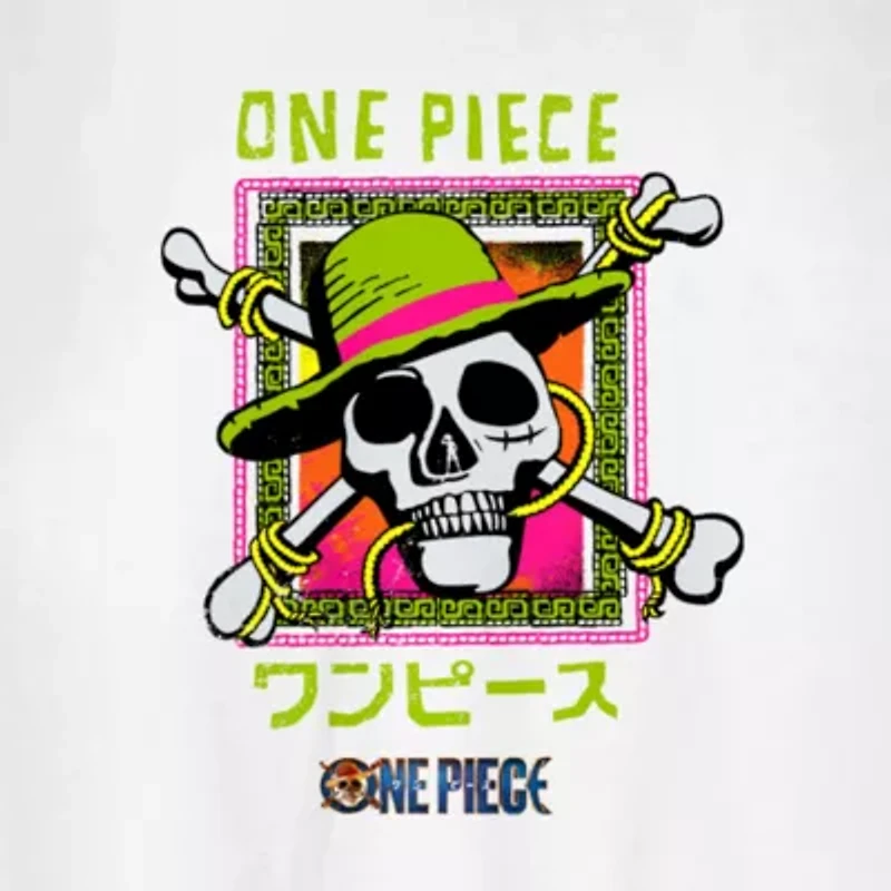 Novelty One Piece Mens Crew Neck Short Sleeve Relaxed Fit Graphic T-Shirt