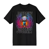 Novelty Journey Mens Crew Neck Short Sleeve Relaxed Fit Graphic T-Shirt