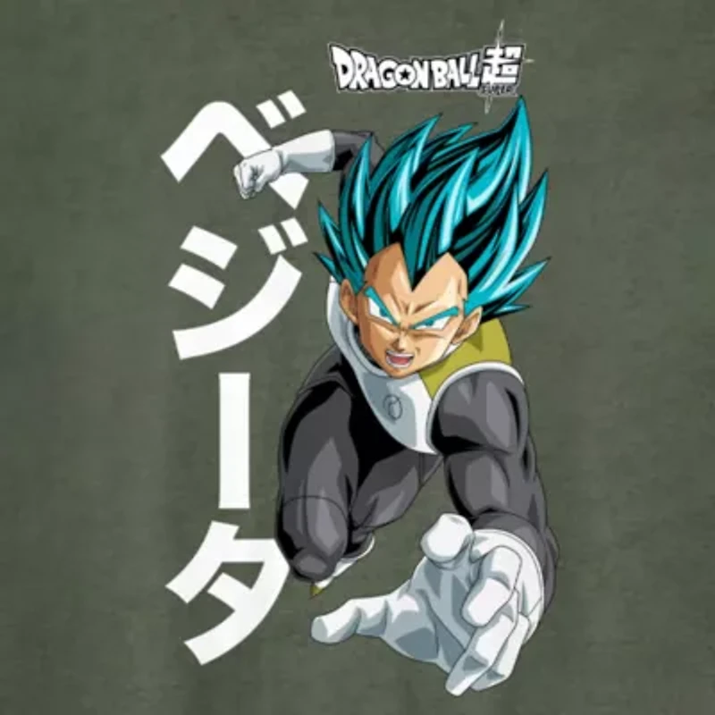 Novelty Mens Crew Neck Short Sleeve Relaxed Fit Dragon Ball Z Graphic T-Shirt