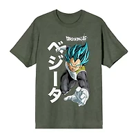 Novelty Mens Crew Neck Short Sleeve Relaxed Fit Dragon Ball Z Graphic T-Shirt