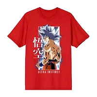 Novelty Mens Crew Neck Short Sleeve Relaxed Fit Dragon Ball Z Graphic T-Shirt