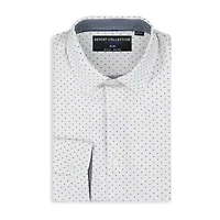 Report Collection Performance Mens Long Sleeve Modern Fit Wrinkle Free Button-Down Shirt