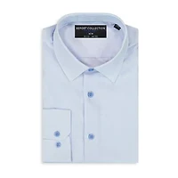 Report Collection Performance Mens Long Sleeve Modern Fit Wrinkle Free Button-Down Shirt