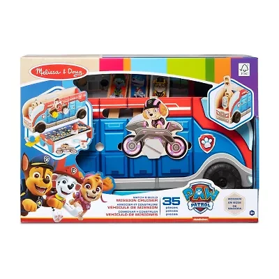 Melissa & Doug Paw Patrol 2 Match & Build Mission Cruiser Interactive Toy