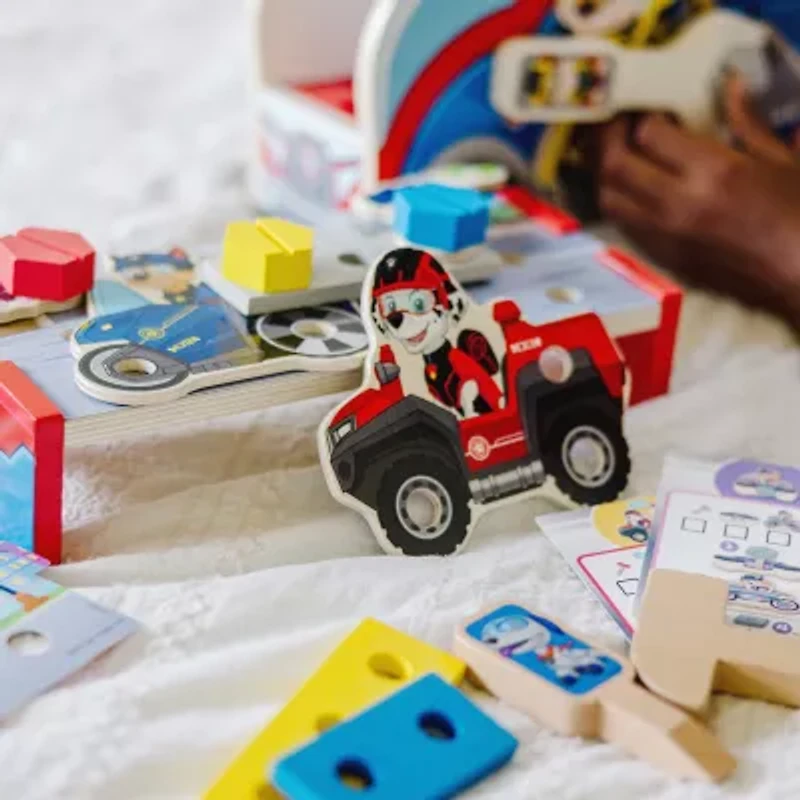 Melissa & Doug Paw Patrol 2 Match & Build Mission Cruiser Interactive Toy