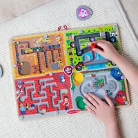 Melissa & Doug Paw Patrol 2 Wooden Magnetic Wand Maze Board Interactive Toy