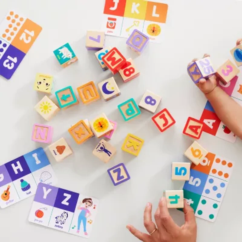 Melissa & Doug Ms. Rachel Blocks + Activity Cards Interactive Toy
