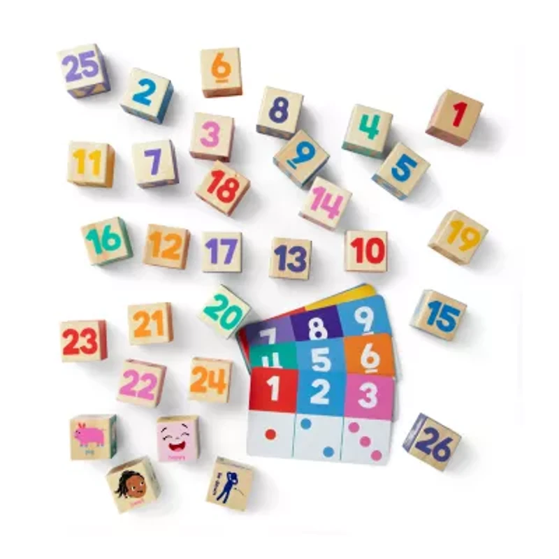Melissa & Doug Ms. Rachel Blocks + Activity Cards Interactive Toy