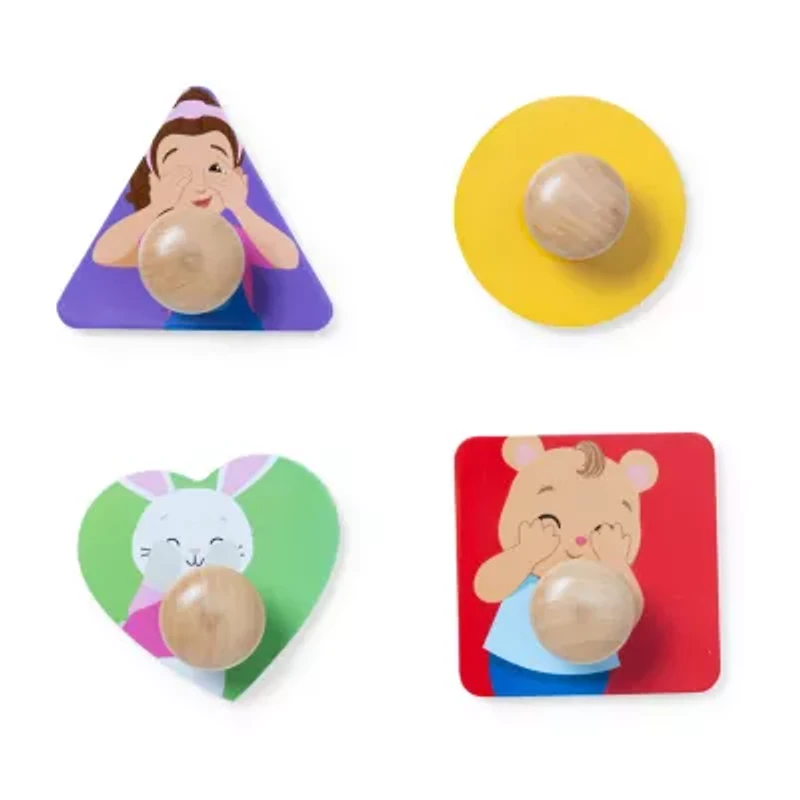 Melissa & Doug Ms. Rachel Jumbo Knob 4-pc. Puzzle