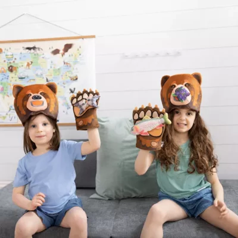 Melissa & Doug Yellowstone Grizzly Bear Game Play Set Plush Play Set