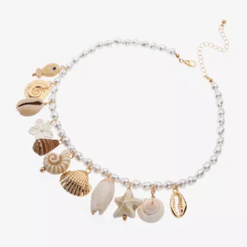 Bijoux Bar Womens 18 1/2 Inch Statement Necklace