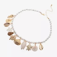 Bijoux Bar Womens 18 1/2 Inch Statement Necklace