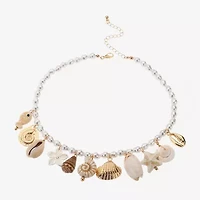 Bijoux Bar Womens 18 1/2 Inch Statement Necklace