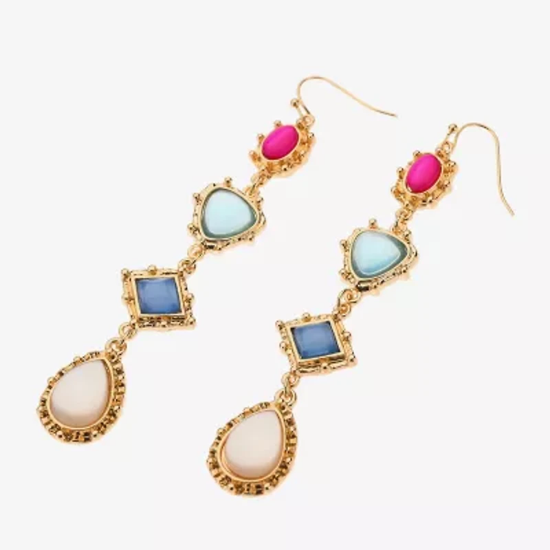 Bijoux Bar Womens Drop Earrings