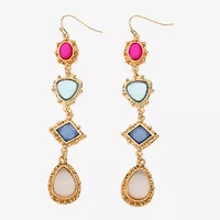 Bijoux Bar Womens Drop Earrings