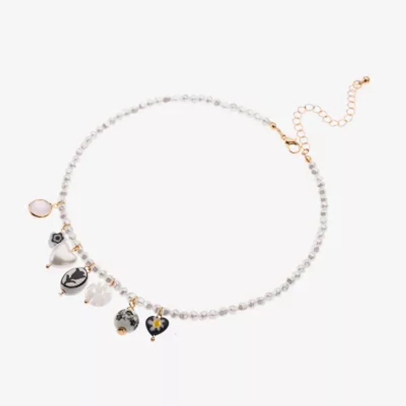 Arizona Womens 18 Inch Statement Necklace