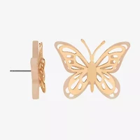 Bijoux Bar Delicates 29mm Butterfly Stud Earrings