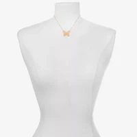 Bijoux Bar Delicates Womens Butterfly 16 Inch Pendant Necklace