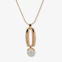 Worthington Womens 34 Inch Pendant Necklace