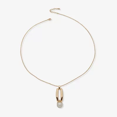 Worthington Womens 34 Inch Pendant Necklace