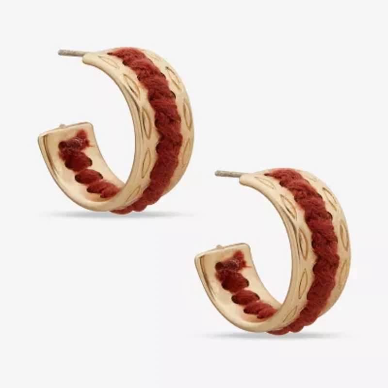 a.n.a Womens 20.8mm Hoop Earrings