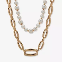 Worthington Womens 17 Inch Strand Necklace