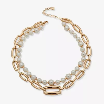 Worthington Womens 17 Inch Strand Necklace