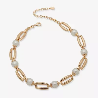 Worthington Womens 17 Inch Collar Necklace