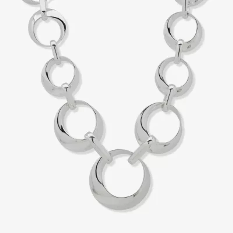 Worthington Womens 18 Inch Collar Necklace