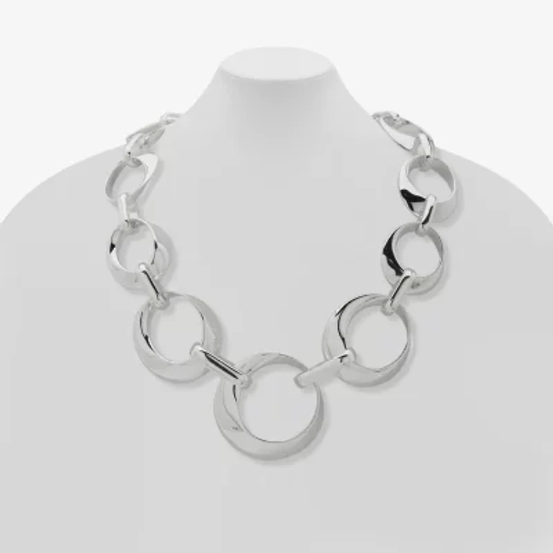 Worthington Womens 18 Inch Collar Necklace