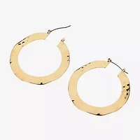 Bold Elements Womens 2 1/4 Inch Hoop Earrings