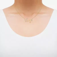 Limited Quantities! Womens 1/6 CT. T.W. Natural White Diamond 14K Gold Over Silver 18 Inch Pendant Necklace