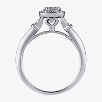Limited Quantities! Womens 1/3 CT. T.W. Natural White Diamond 10K White Gold Engagement Ring