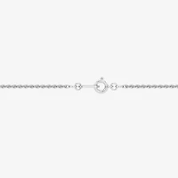 (F / Si2) 1/8 CT. T.W. Lab Grown Diamond and Created Gemstone Sterling Silver 18 Inch Necklace