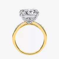 Signature By Modern Bride (I / Si2) Womens 6 1/4 Ct. T.W. Lab Grown White Diamond 14K Gold Round Side Stone Engagement Ring
