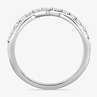 F / Vs2) Womens 4.5MM 1/ CT. T.W. Lab Grown White Diamond 10K Gold Wedding Band