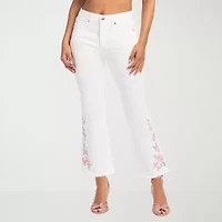 JS Jessica Simpson Womens High Rise Stretch Fabric Flare Leg Jean