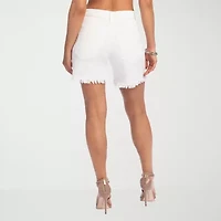 JS Jessica Simpson Womens 5 1/2" High Rise Denim Short